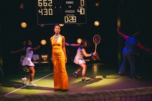 Zakiya Iman Markland in BALLS. Photo by Os Galindo Photo