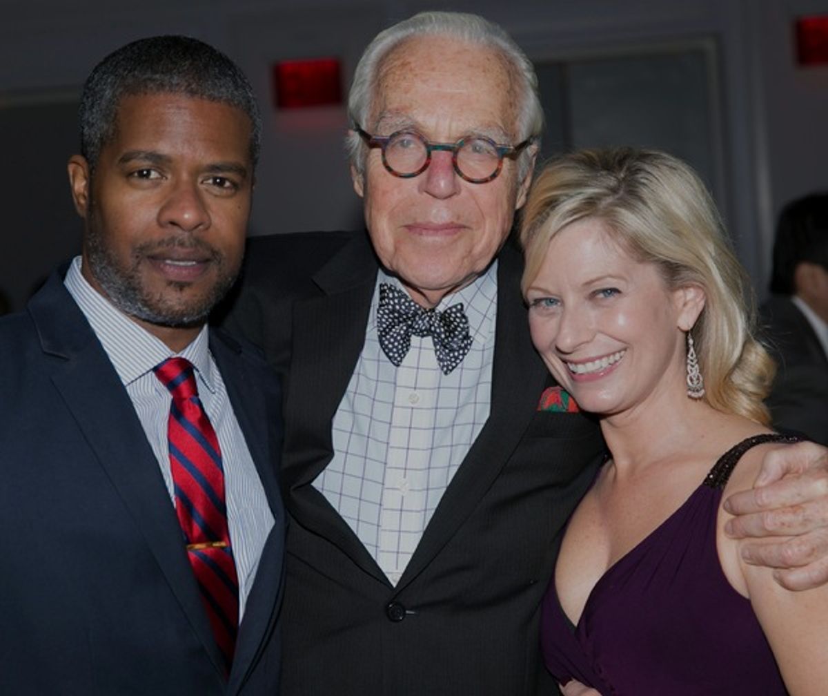 Jimonn Cole, John Guare and Angela Pierce at 