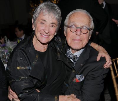 Margot Harley and John Guare Photo
