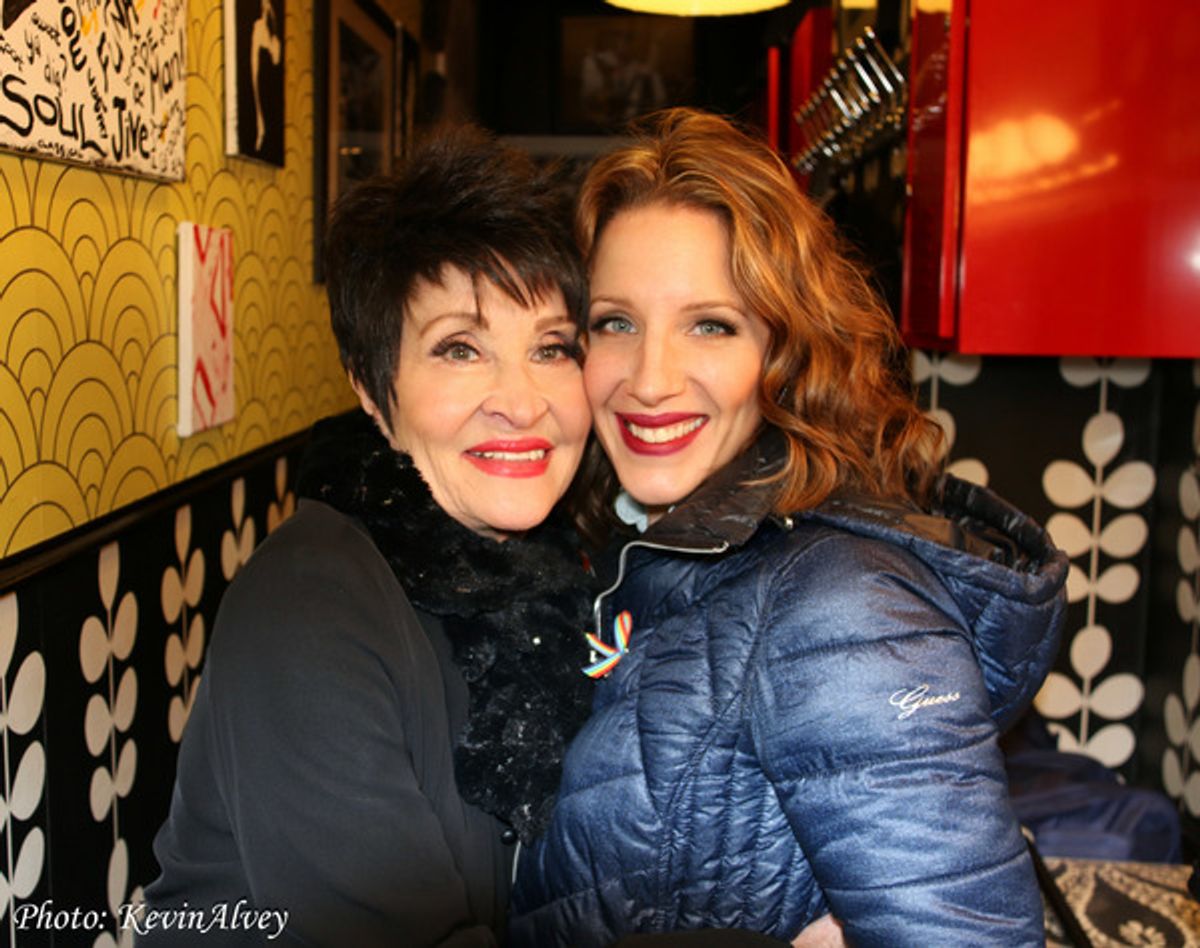 Chita Rivera and Jessie Mueller at 