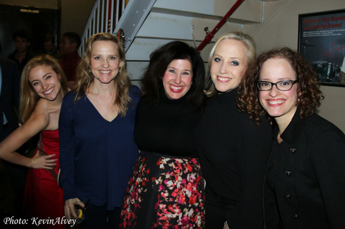 Christy Altomare, Anika Larsen, Marcy Heisler, Sally Wilfert and Lynne Shankel at 