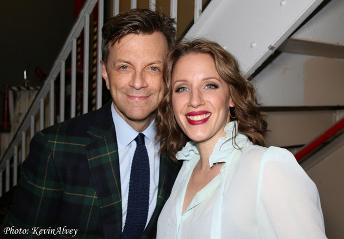 Jim Caruso and Jessie Mueller at 