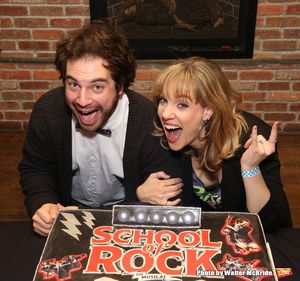 Justin Collette and Analisa Leaming @ BroadwayWorld Justin Collette and Analisa Leaming Photo