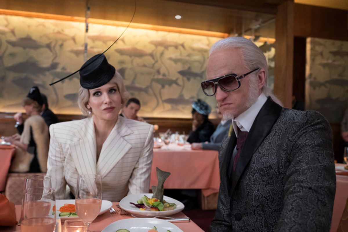 GÃ¼nther (aka Count Olaf in disguise) (NEIL PATRICK HARRIS) and EsmÃ© (LUCY PUNCH), the cityâ€™s sixth most important financial advisor, dine at the IN-estmost CafÃ© Salmonella. at 