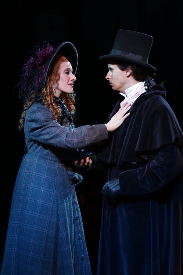 Joy Clark (Belle) and Ryan Mardesich (Young Scrooge)  Photo