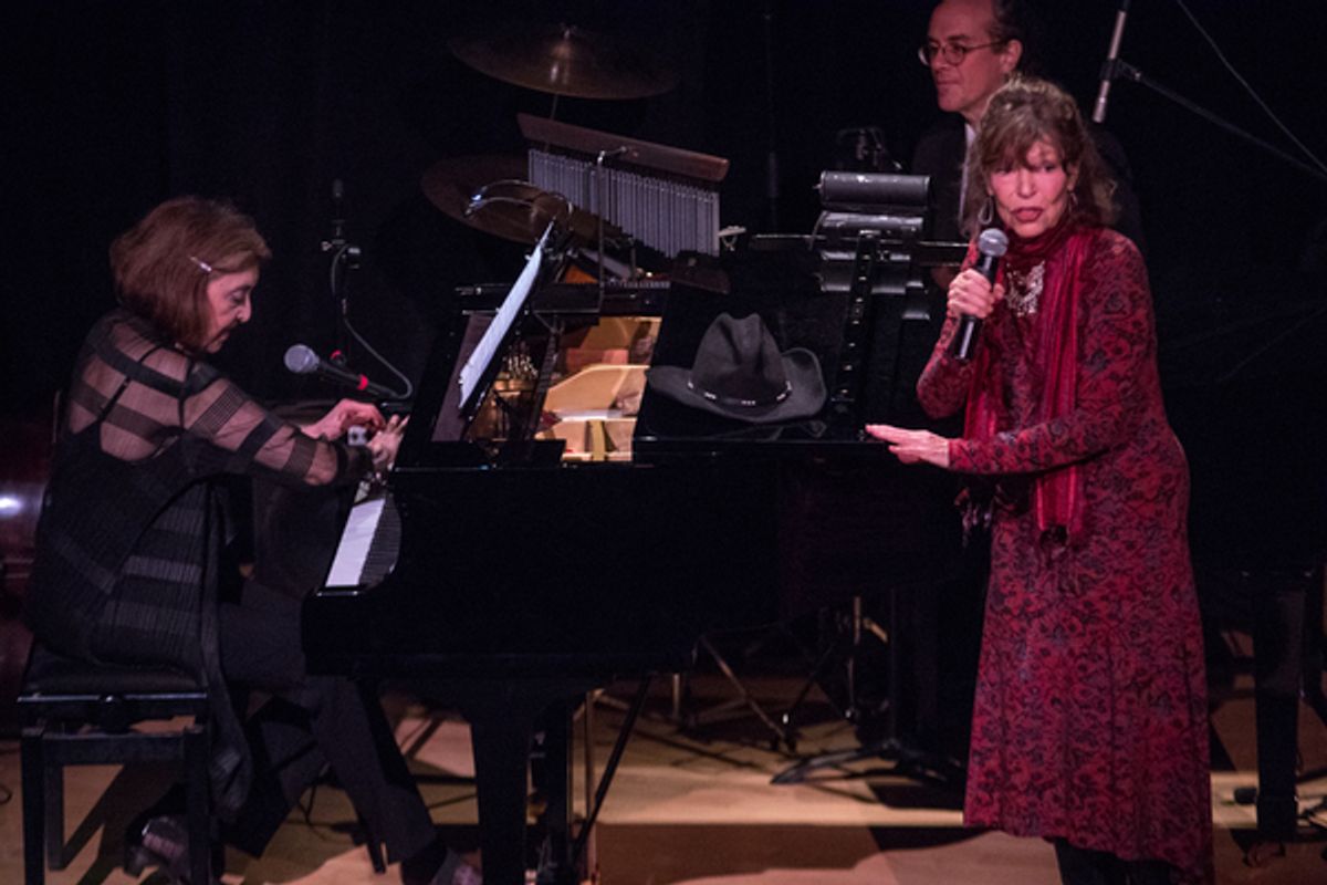 Nancy Ford (at piano) with Gretchen Cryer at 