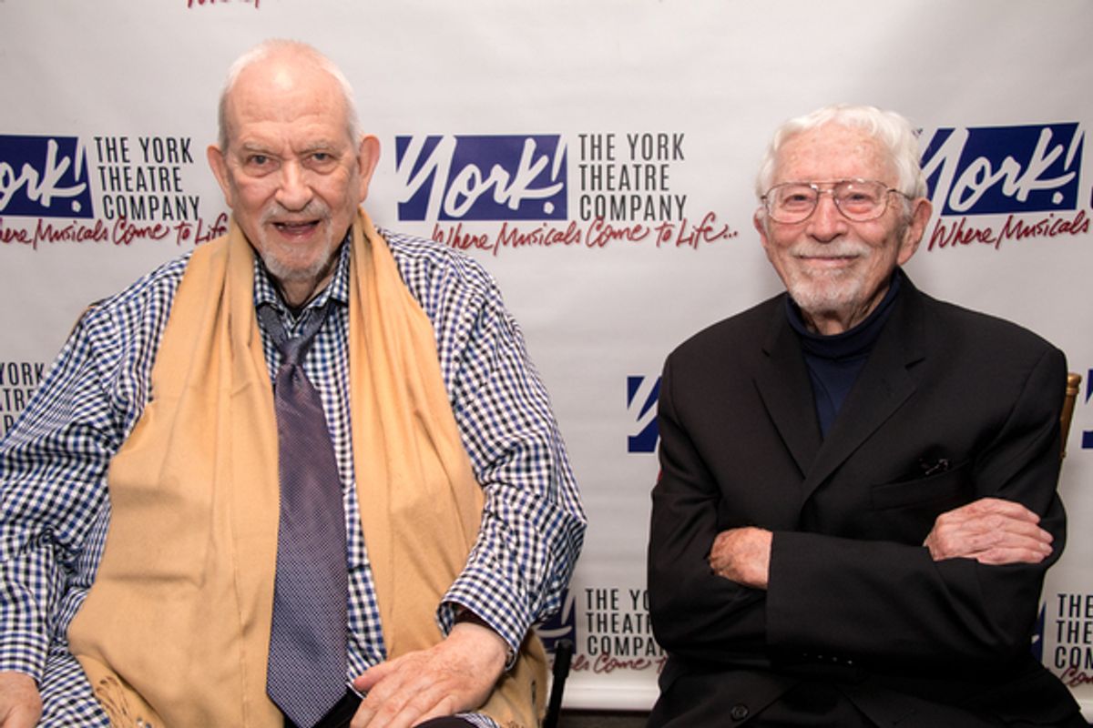 2017 Oscar Hammerstein Award honorees Harvey Schmidt and Tom Jones at 