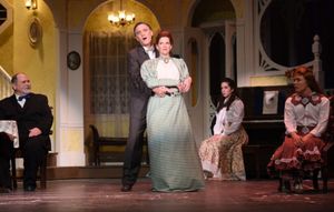 Karl Kasischke plays Alonso Smith and Alisa Mutchler Bauer plays Anna Smith in Meet M Photo