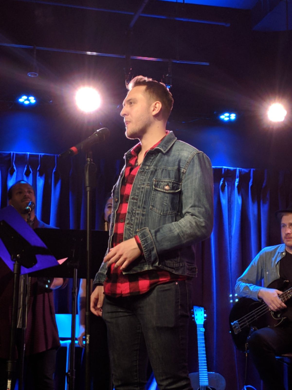 Nick Rehberger performed at Green Room 42 Showcase of Patrick Dillon Curry's music from WATER, a new musical.  Dec. 4, 2017 at 