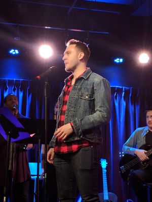 Nick Rehberger performed at Green Room 42 Showcase of Patrick Dillon Curry's music fr Photo