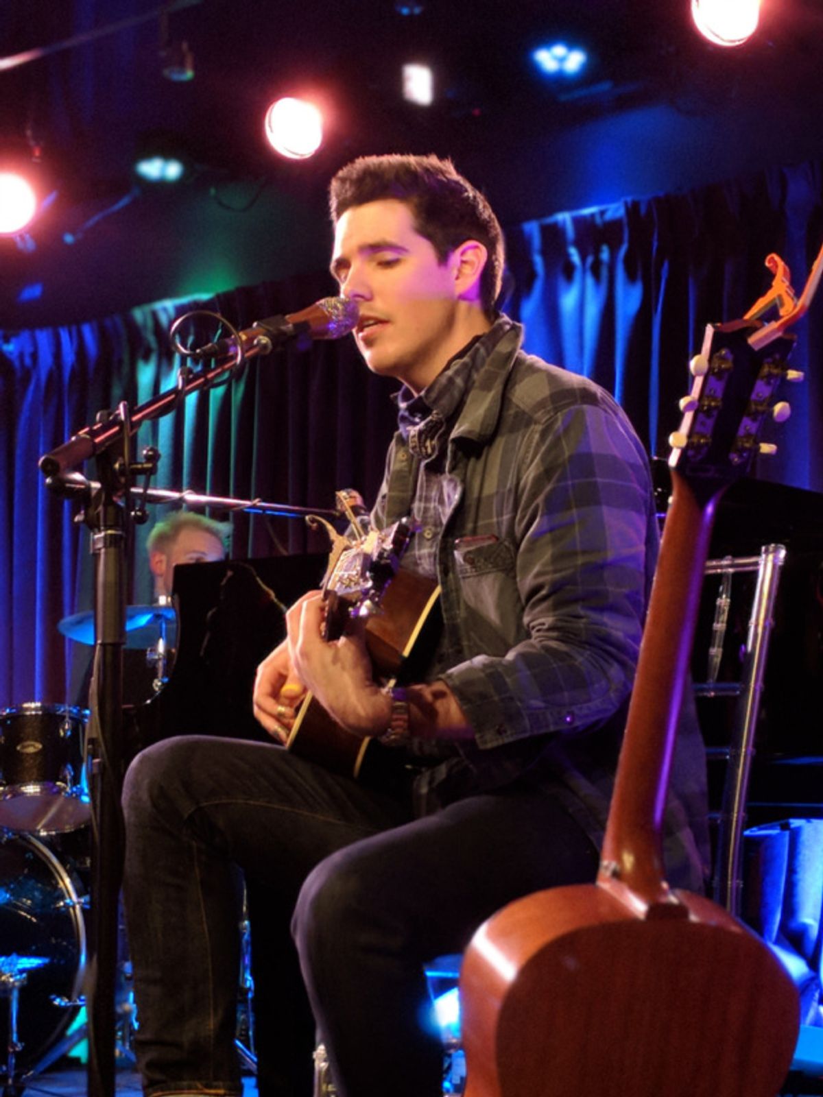 Green Room 42 - Showcase of Patrick Dillon Curry's music from his new musical, WATER.  Vocalists: Curry(pictured), Ben Moss, Jon-Michael Reese, Alexandra Socha, Gerard Canonico, Paige Siegwardt, Jared Loftin. Dec. 4, 2017 at 