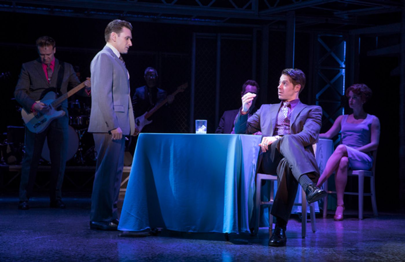 Photo Flash: The Boys Are Back In Town! First Look at JERSEY BOYS at New World Stages  Image