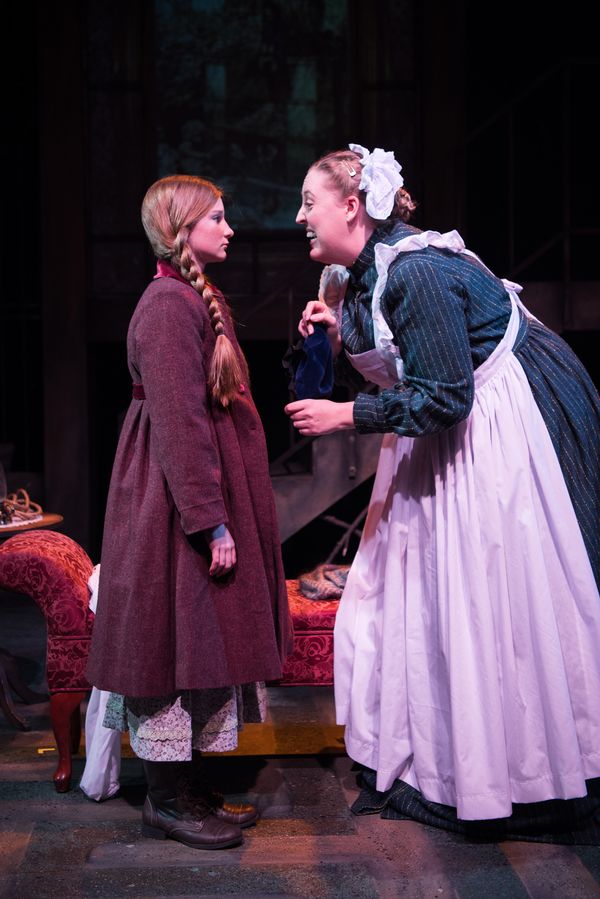 (L to R) Katie Maupin as Mary Lennox and Heather Orth as Martha
 Photo