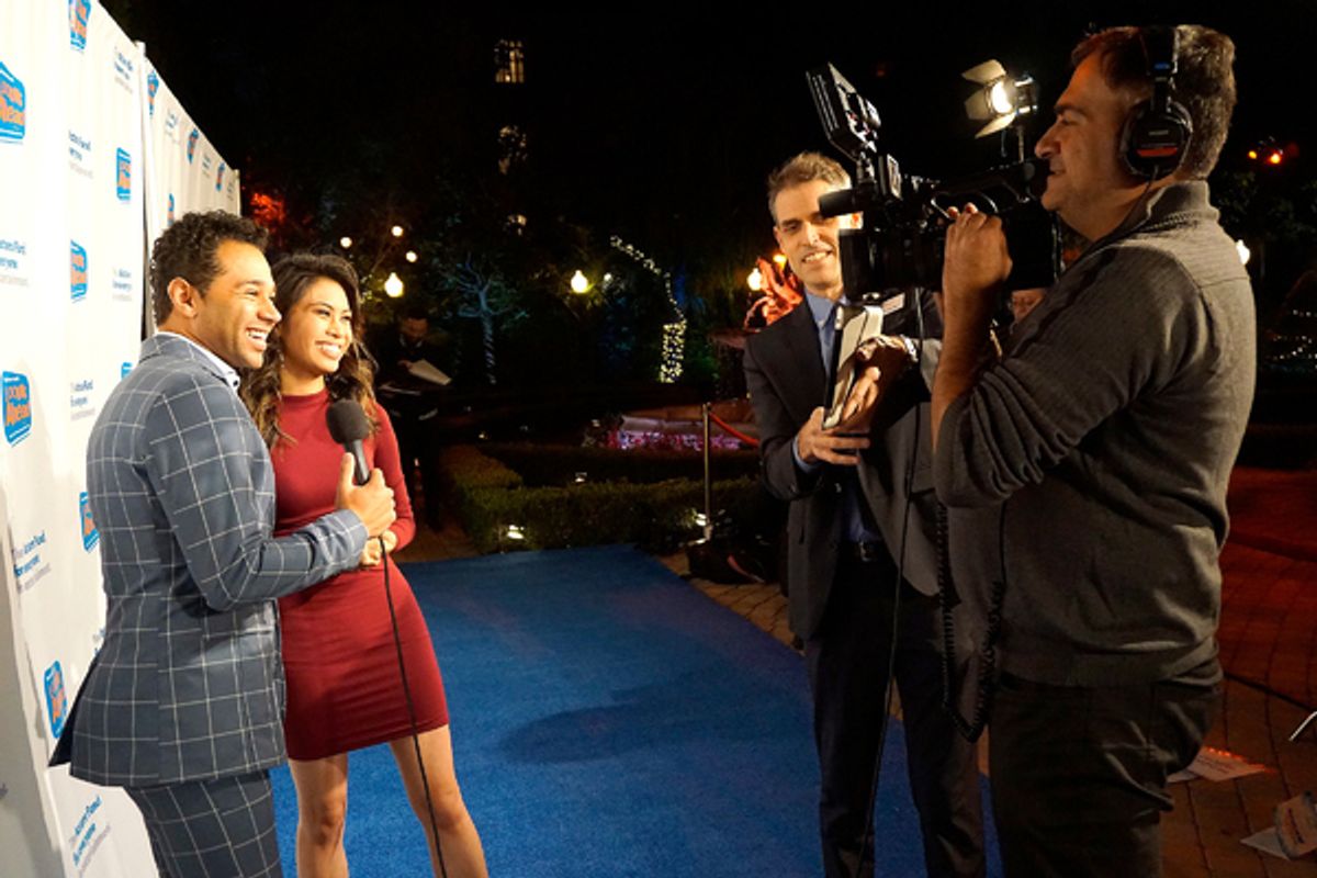 Corbin Bleu and Ashley Argota at 