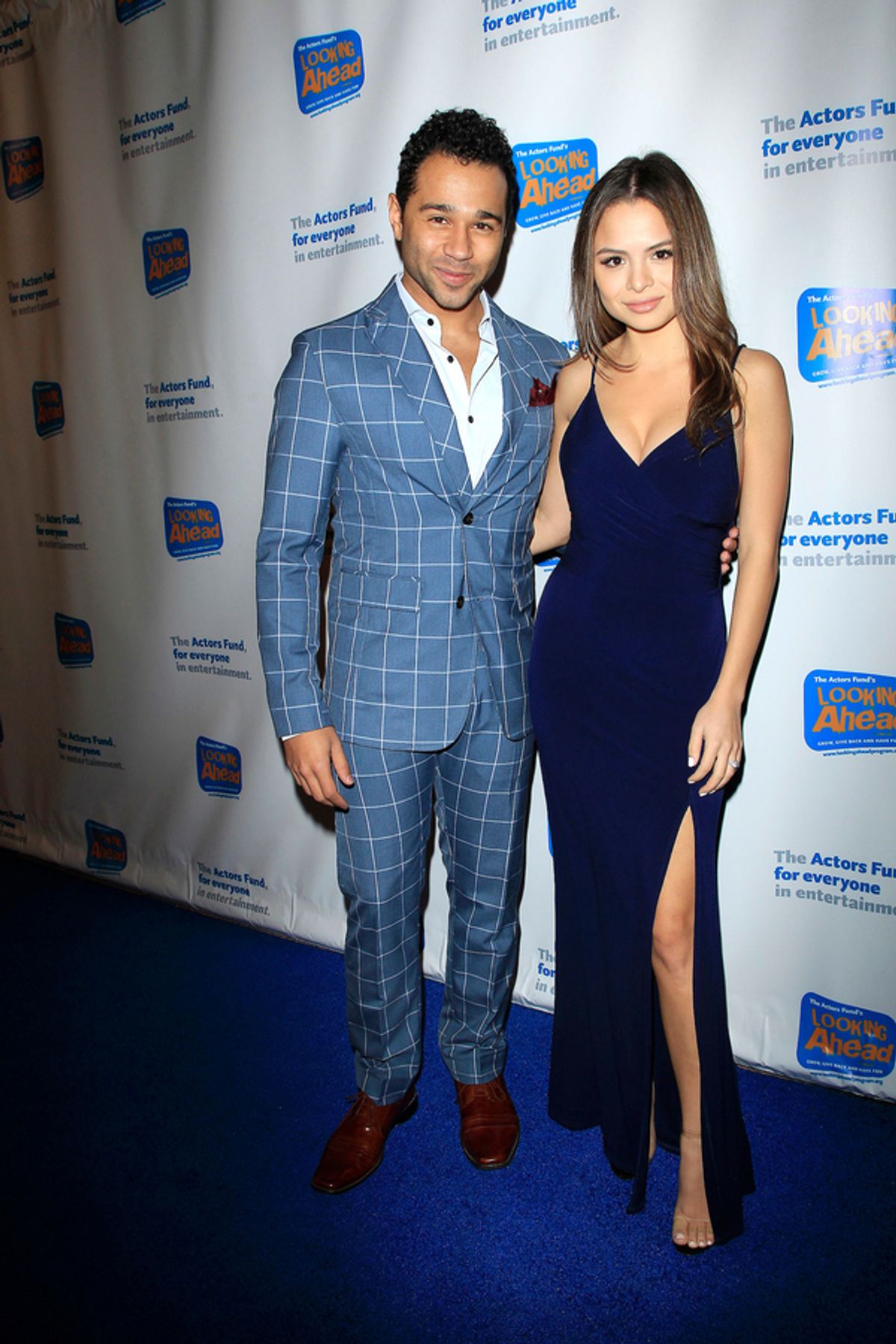 Corbin Bleu and Sasha Clements at 