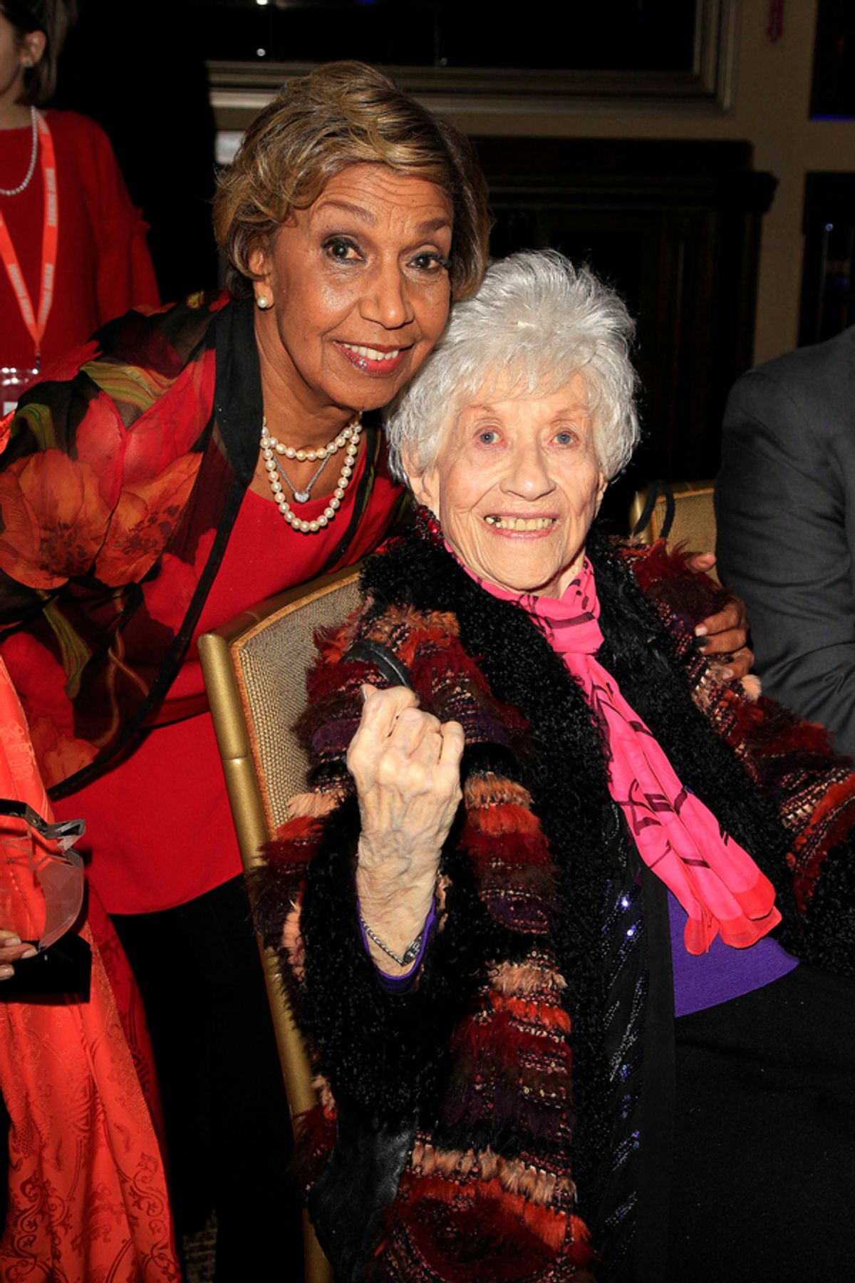 Dolores Robinson and Charlotte Rae at 