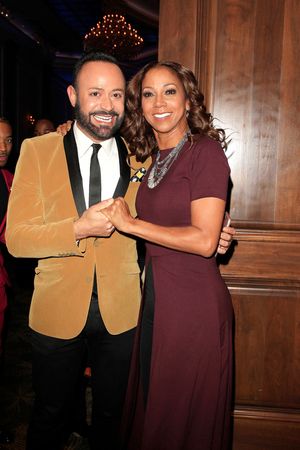 Nick Verreos and Holly Robinson Peete @ BroadwayWorld Nick Verreos and Holly Robinson Peete Photo