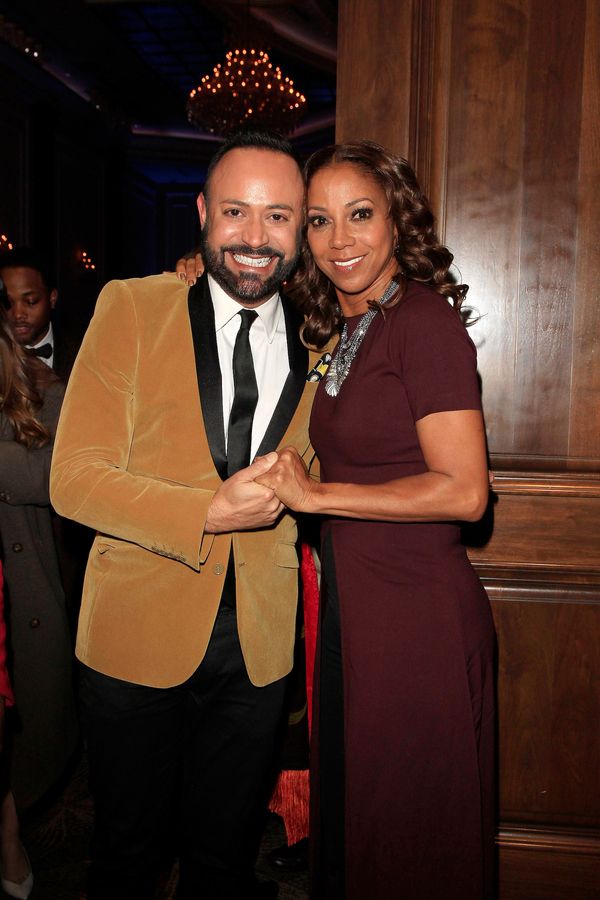 Nick Verreos and Holly Robinson Peete Photo