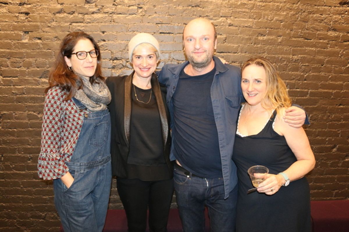 Anne Kauffman, Jennifer Morris, Matthew Maher, Susan Bernfield at 