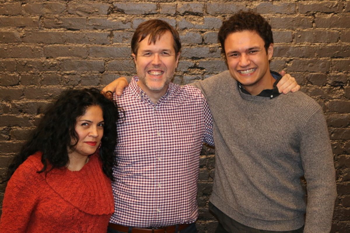 Annie Henk, Peter Gil-Sheridan, Juan Arturo at 