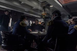 Jared Harris as Francis Crozier, Tobias Menzies as James Fitzjames; groupÂ - The Te Photo
