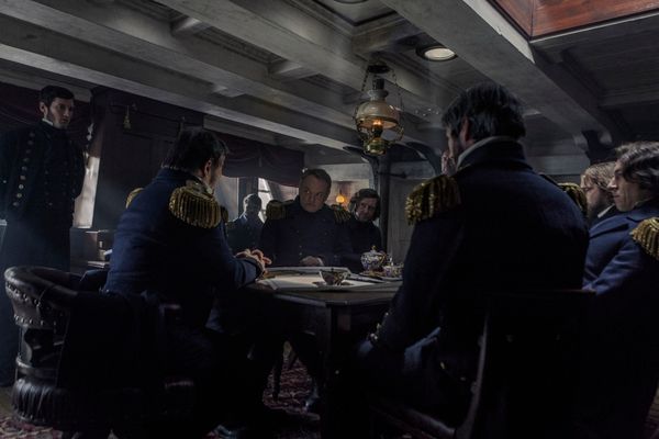 Jared Harris as Francis Crozier, Tobias Menzies as James Fitzjames; groupÂ - The Te Photo
