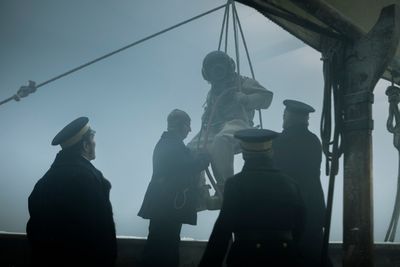 CiaraÌn Hinds as John Franklin, Trystan Gravelle as Henry CollinsÂ  - The Terror Photo