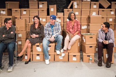 Opening Night post-show talk-back with De Novo writer and director Jeffrey Solomon, E Photo