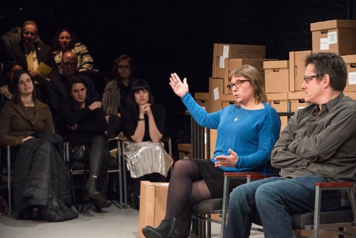 Photo Flash: Houses on the Moon Theater's DE NOVO Celebrates Opening Night at NYTW  Image