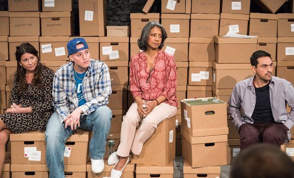 Opening Night post-show talk-back with Emily Joy Weiner, Manny Urena, Zuleyma Guevara Photo