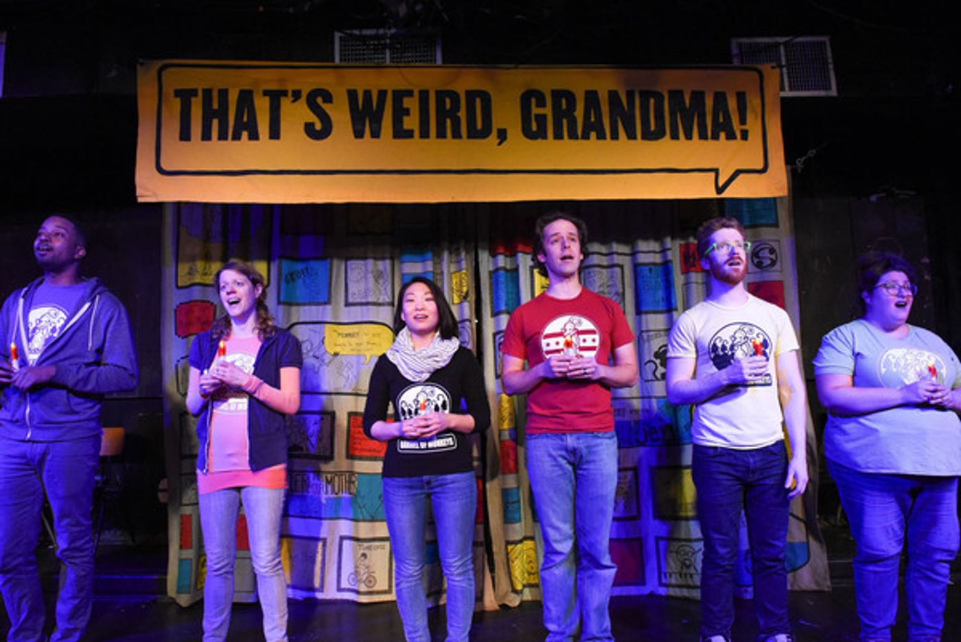 Photo Flash: First Look at Barrel of Monkeys' THAT'S WEIRD, GRANDMA: HOLIDAY STORIES  Image