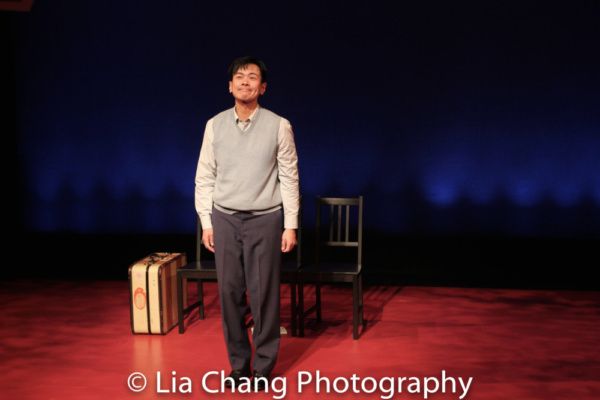 Joel de la Fuente at his opening night curtain call. Photo