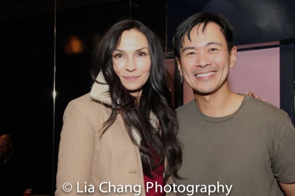 A HEMLOCK GROVE reunion for Famke Janssen and Joel de la Fuente Photo