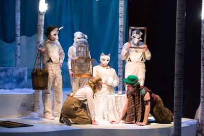 Edith Pendell, Zachary J. Wood & Cast Photo