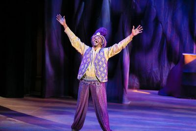 Jay Donnell stars as "The Genie" in the LAGUNA PLAYHOUSE & LYTHGOE FAMILY PANTO produ Photo