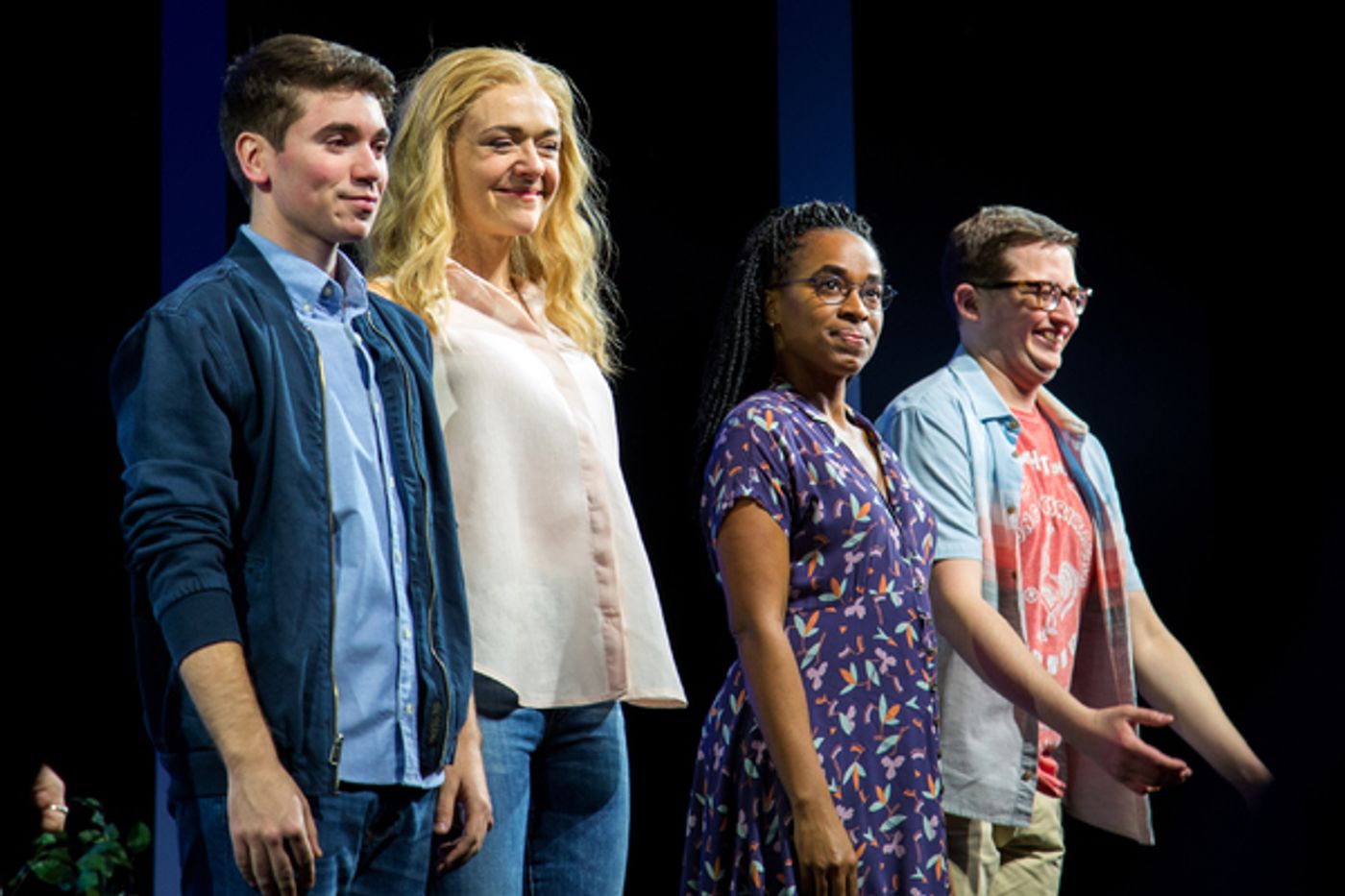 Photo Coverage: DEAR EVAN HANSEN Celebrates the Fans with Lottery Performance  Image