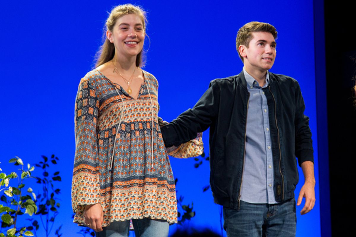Laura Dreyfuss, Noah Galvin at 