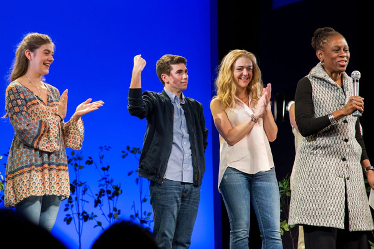 Laura Dreyfuss, Noah Galvin, Rachel Bay Jones, Chirlane McCray at 