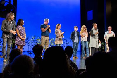 Mike Faist, Kristolyn Lloyd, Michael Park, Laura Dreyfuss, Noah Galvin, Rachel Bay Jo Photo