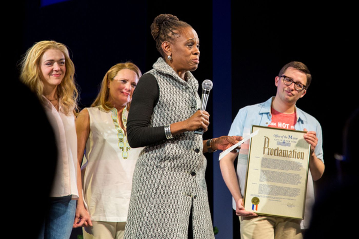 Photo Coverage: DEAR EVAN HANSEN Celebrates the Fans with Lottery Performance  Image