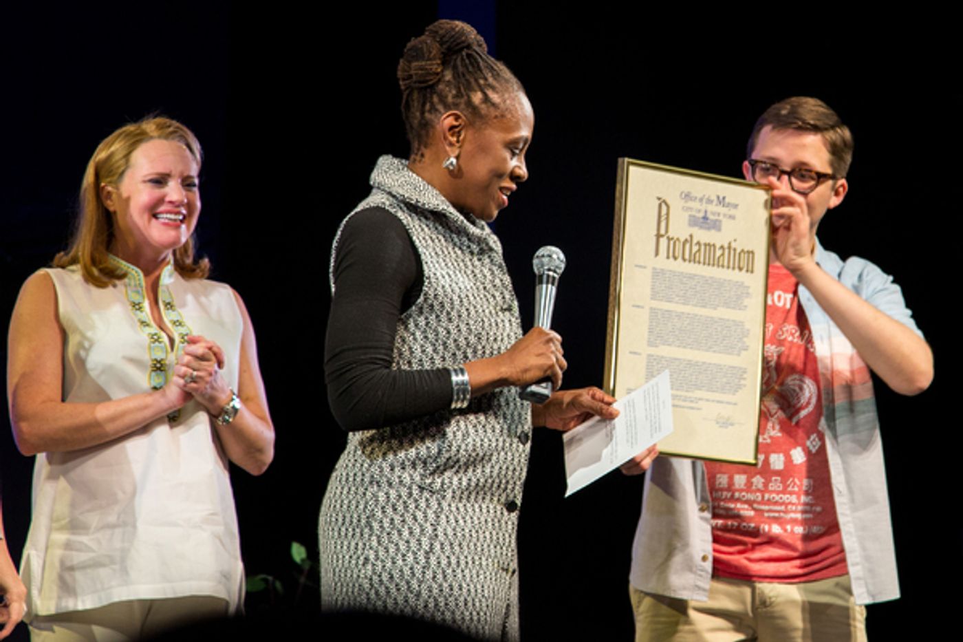 Photo Coverage: DEAR EVAN HANSEN Celebrates the Fans with Lottery Performance  Image