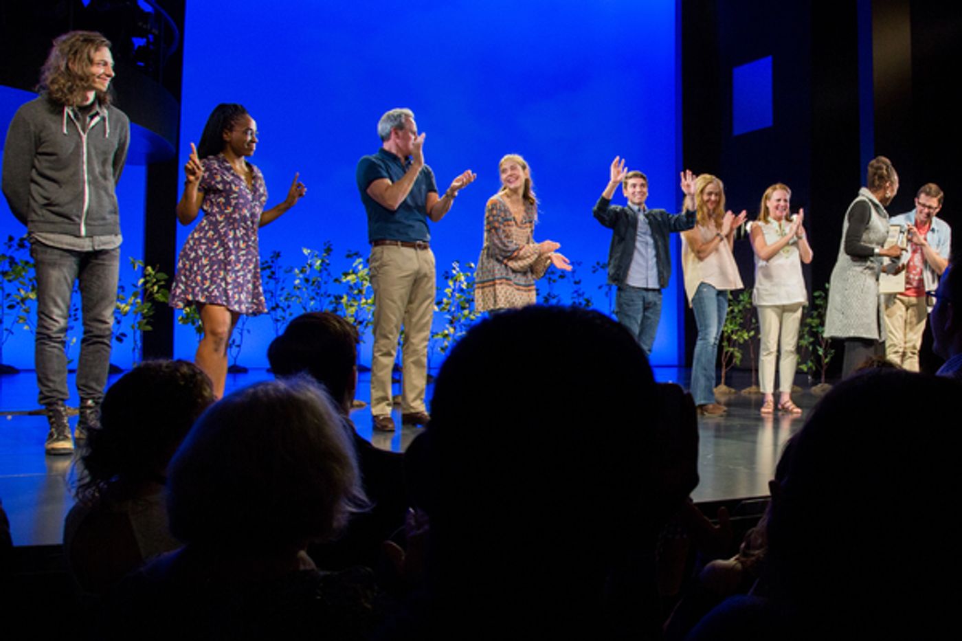 Photo Coverage: DEAR EVAN HANSEN Celebrates the Fans with Lottery Performance  Image