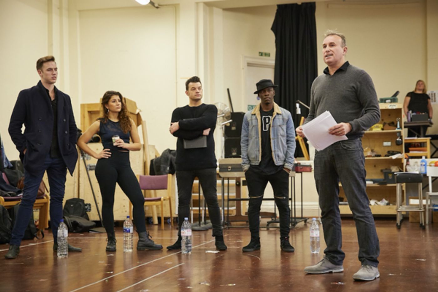 Photo Flash: First Look at Rehearsals for the UK and Ireland Tour of JERSEY BOYS  Image
