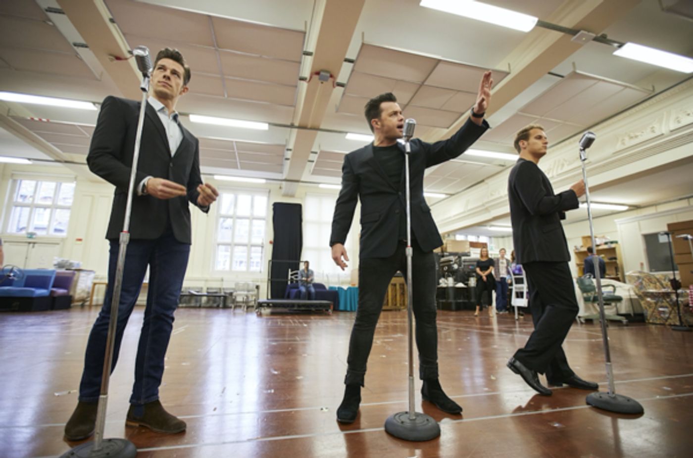 Photo Flash: First Look at Rehearsals for the UK and Ireland Tour of JERSEY BOYS  Image