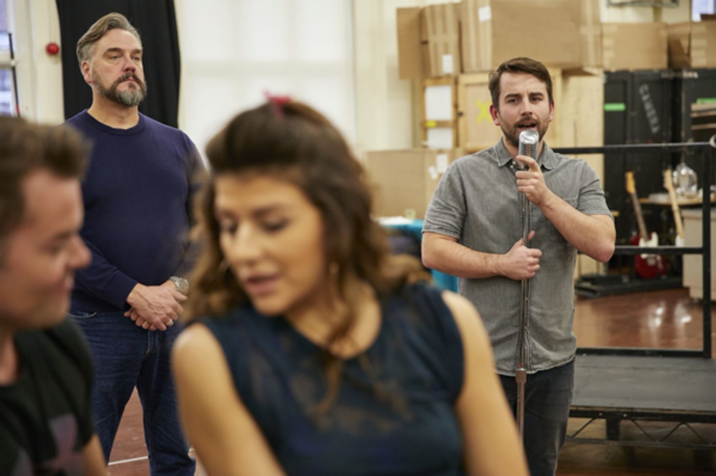 Photo Flash: First Look at Rehearsals for the UK and Ireland Tour of JERSEY BOYS  Image