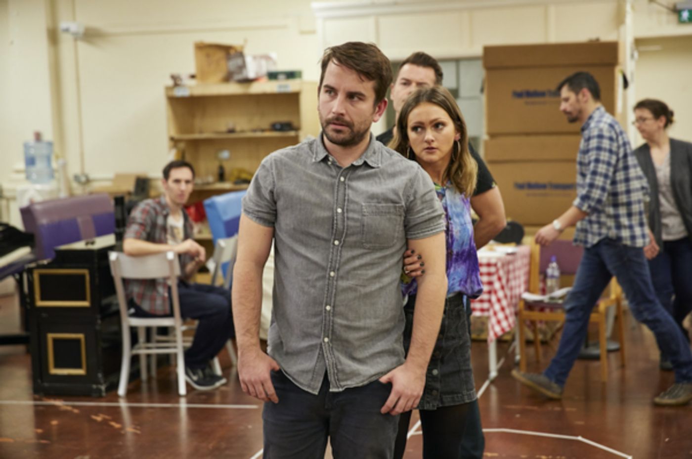 Photo Flash: First Look at Rehearsals for the UK and Ireland Tour of JERSEY BOYS  Image