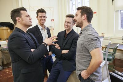 Simon Bailey, Lewis Griffiths, Declan Egan, Michael Watson Photo