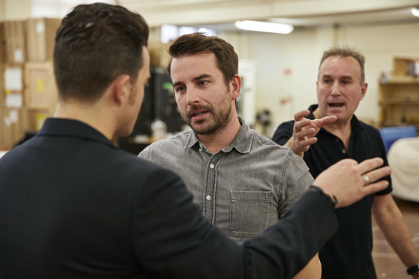 Photo Flash: First Look at Rehearsals for the UK and Ireland Tour of JERSEY BOYS  Image