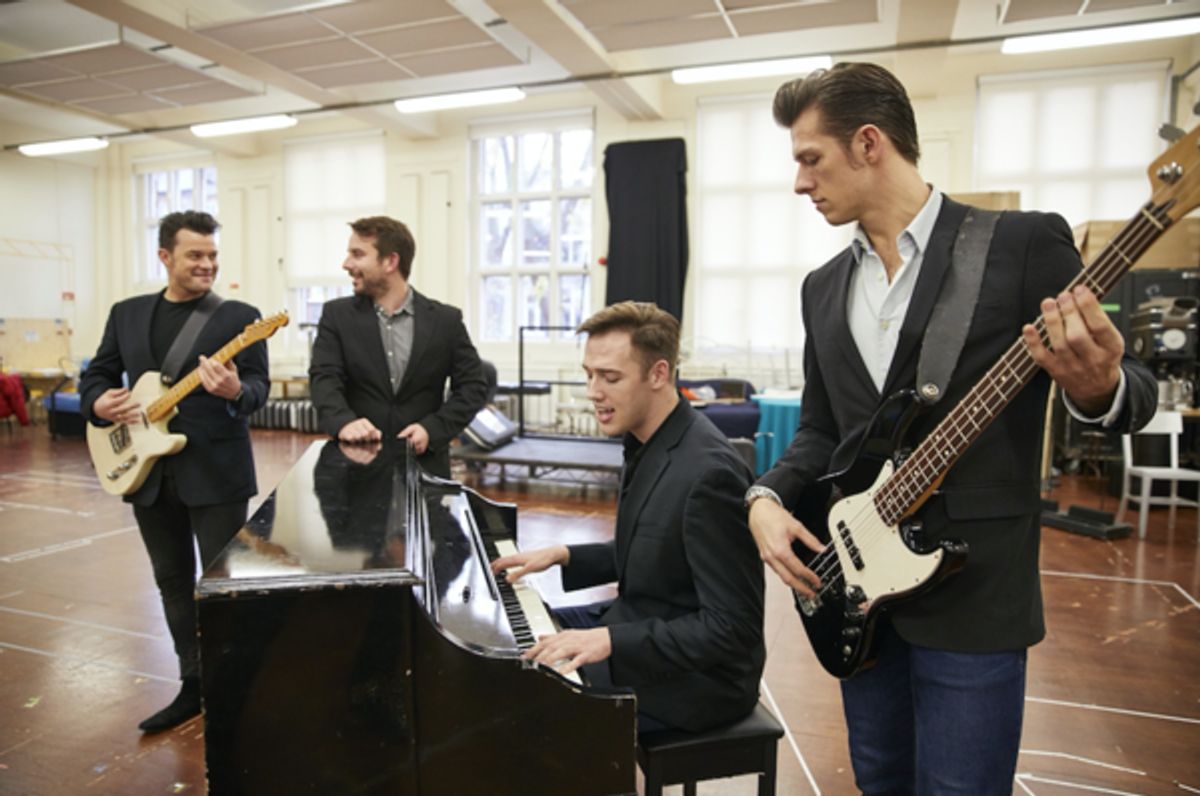 Simon Bailey, Michael Watson, Declan Egan, Lewis Griffiths at 