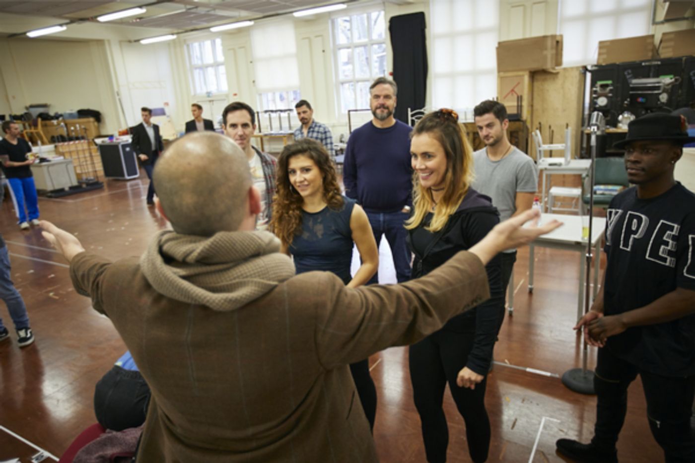 Photo Flash: First Look at Rehearsals for the UK and Ireland Tour of JERSEY BOYS  Image